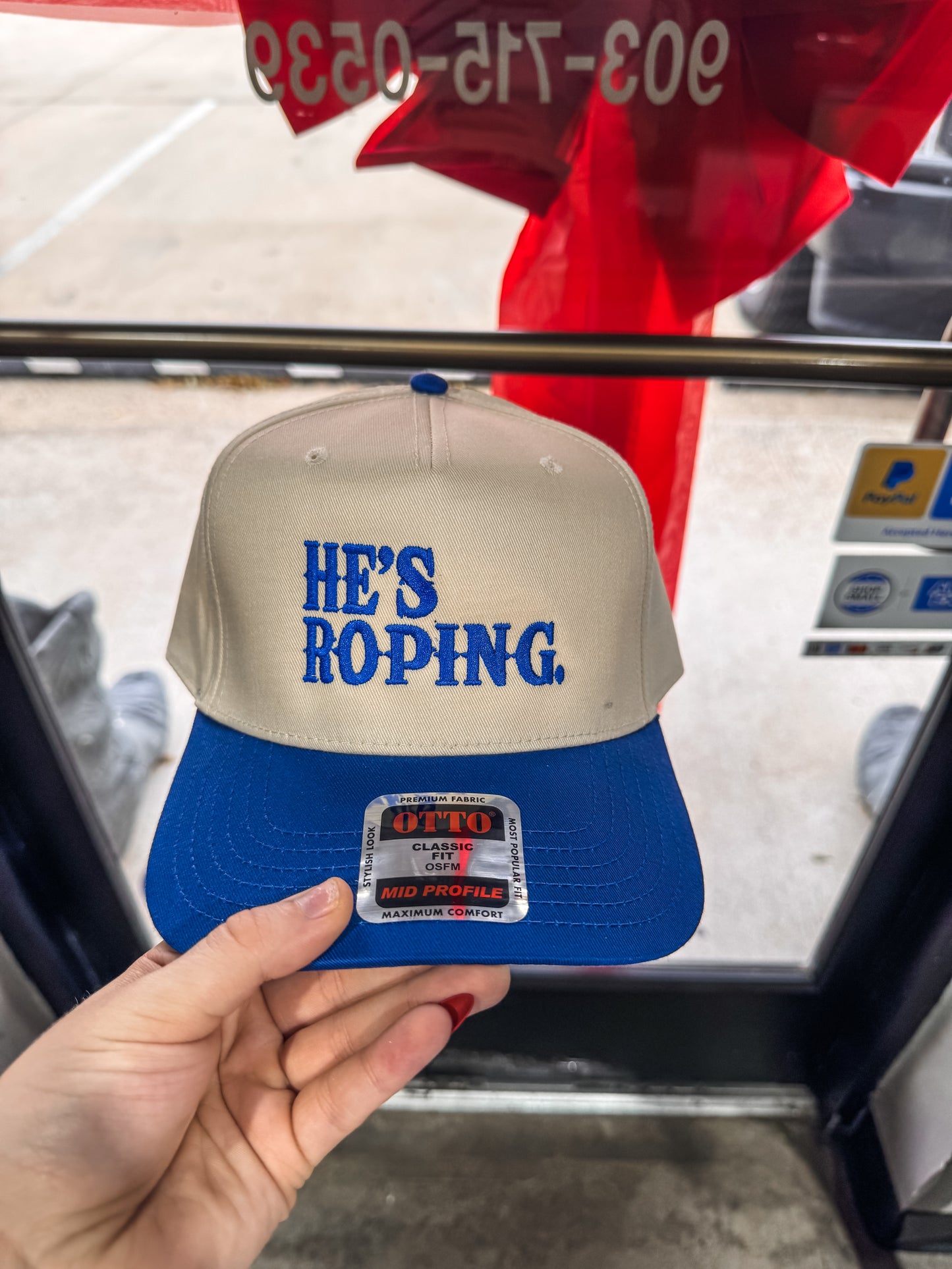 He's Roping Cap