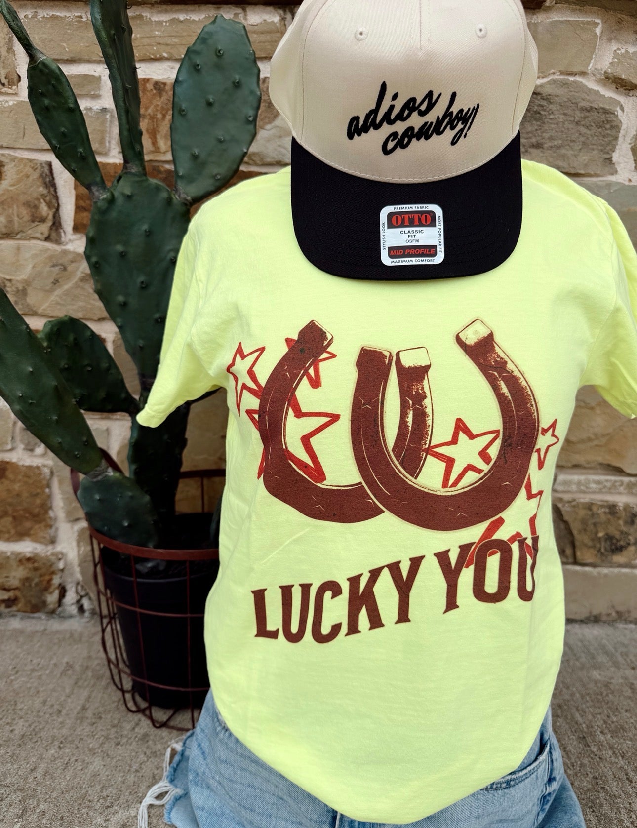 Lucky You Red Tee