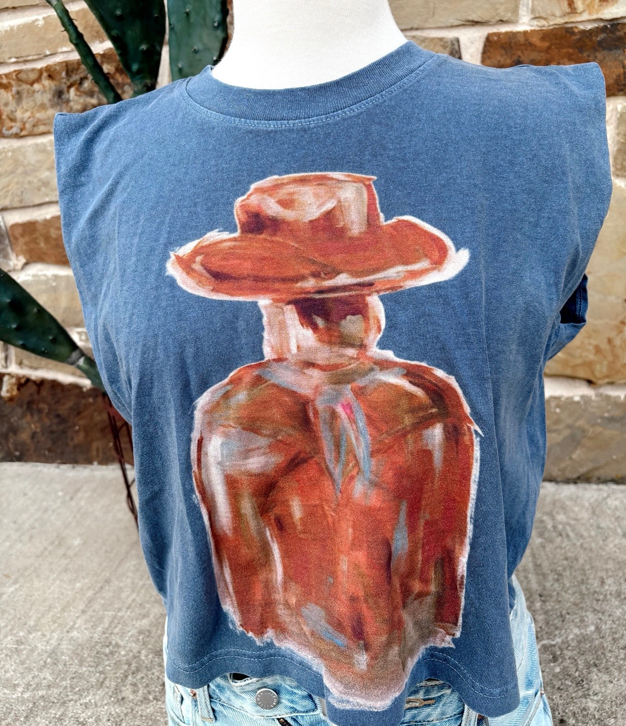 Painted Cowboy Tank