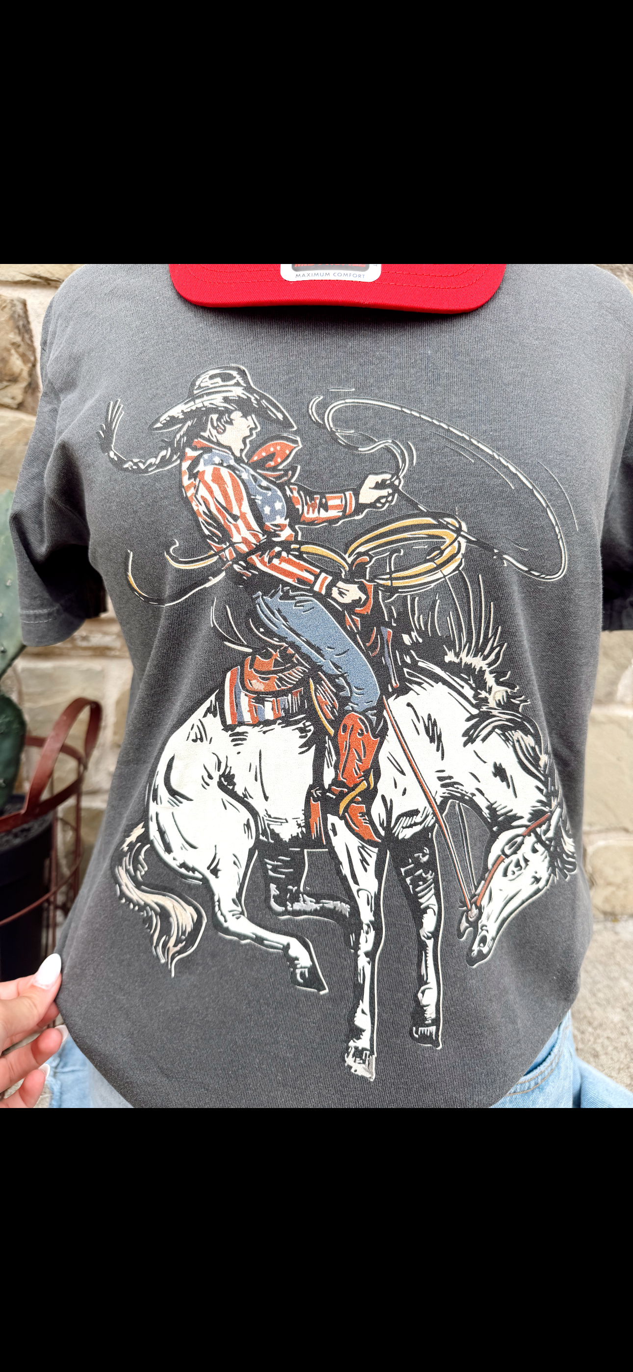 USA Bronc Tee