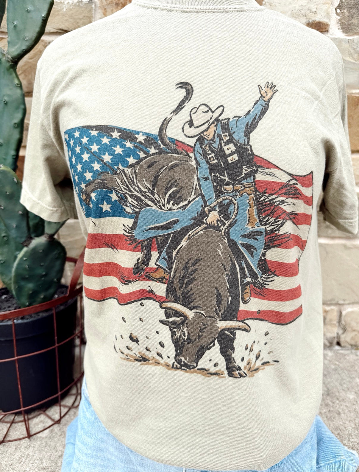 Buckin Freedom Tee