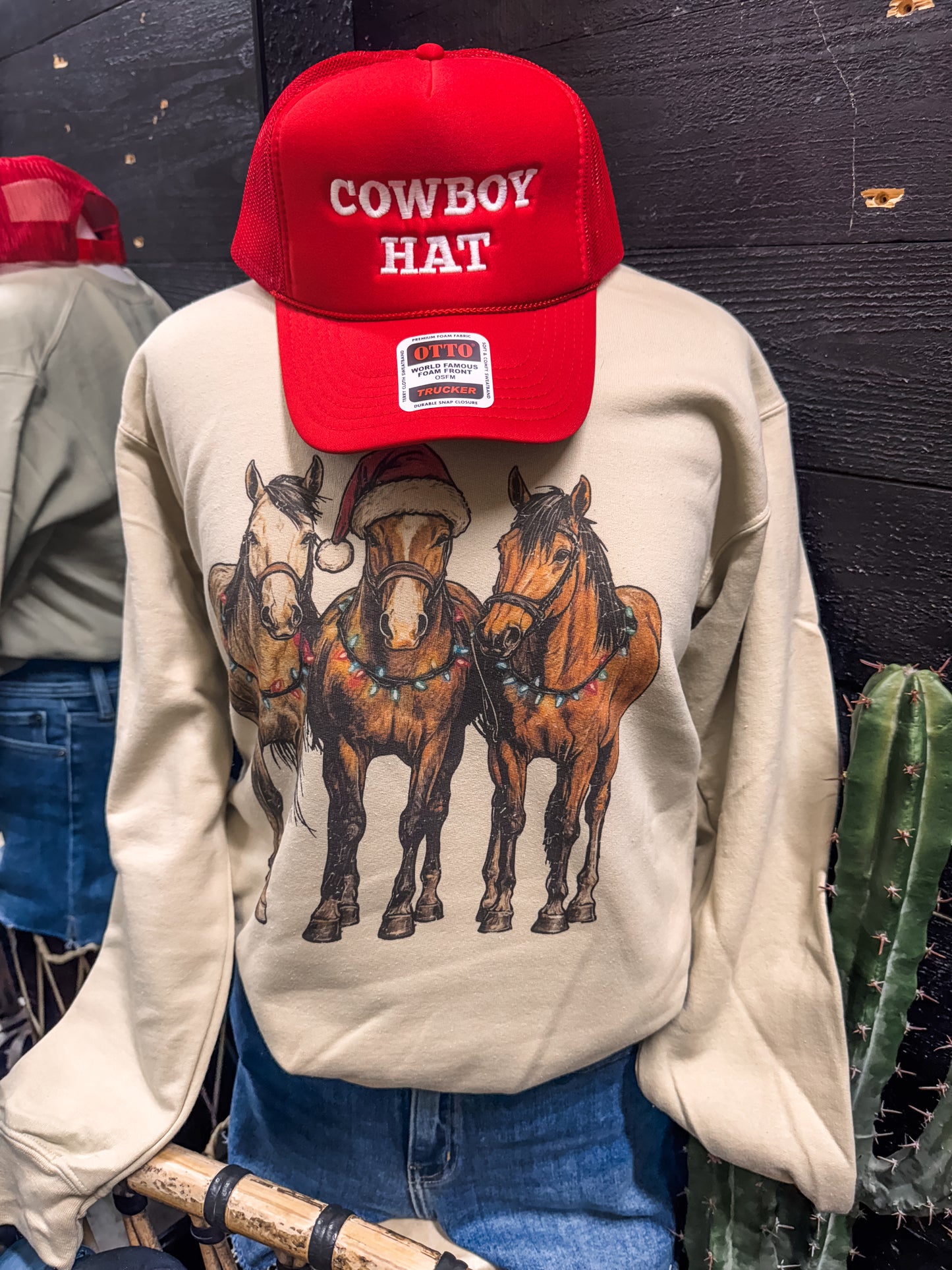 Horses with Lights Sweatshirt