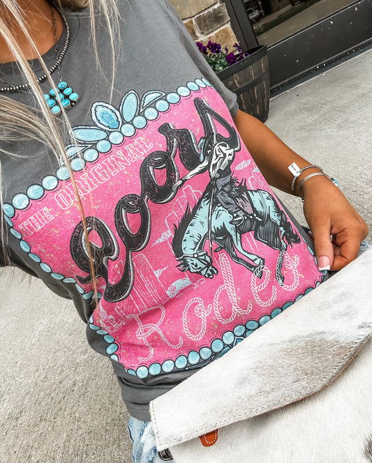 Coors Rodeo Pink on Tee