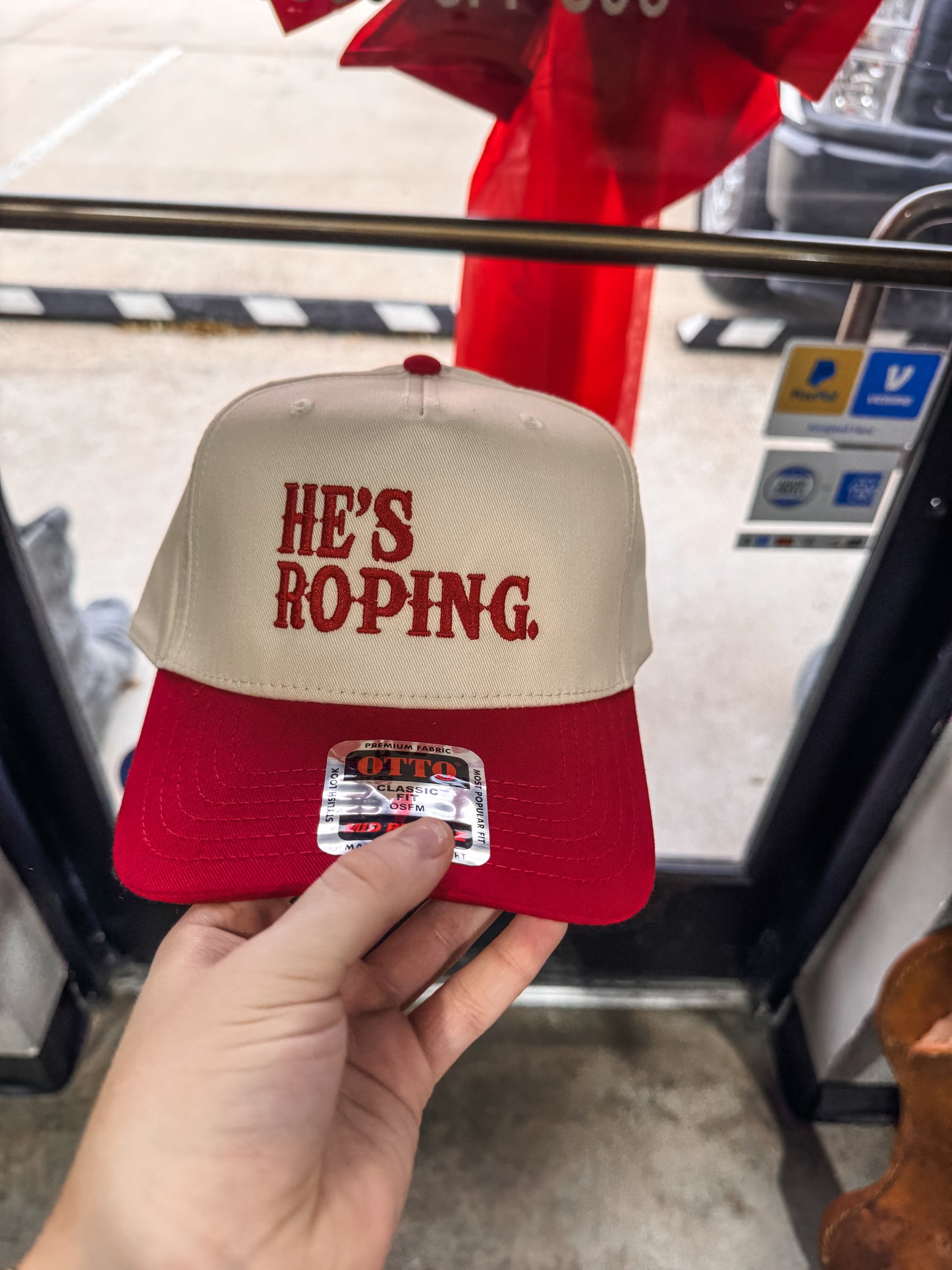 He's Roping Cap