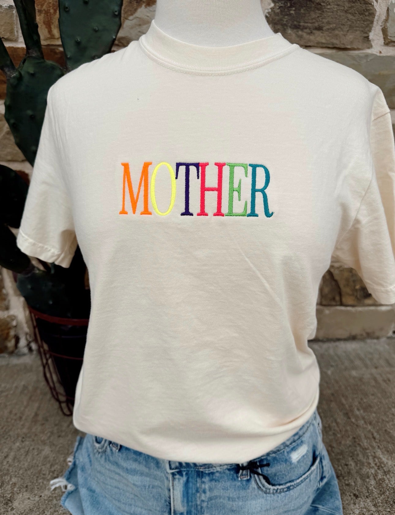 Mother Embroidered Tee