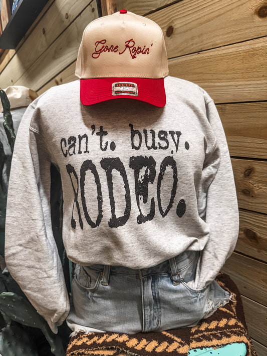 Can't. Busy. Rodeo.