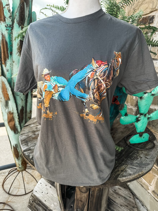 Bulldogger on Tee