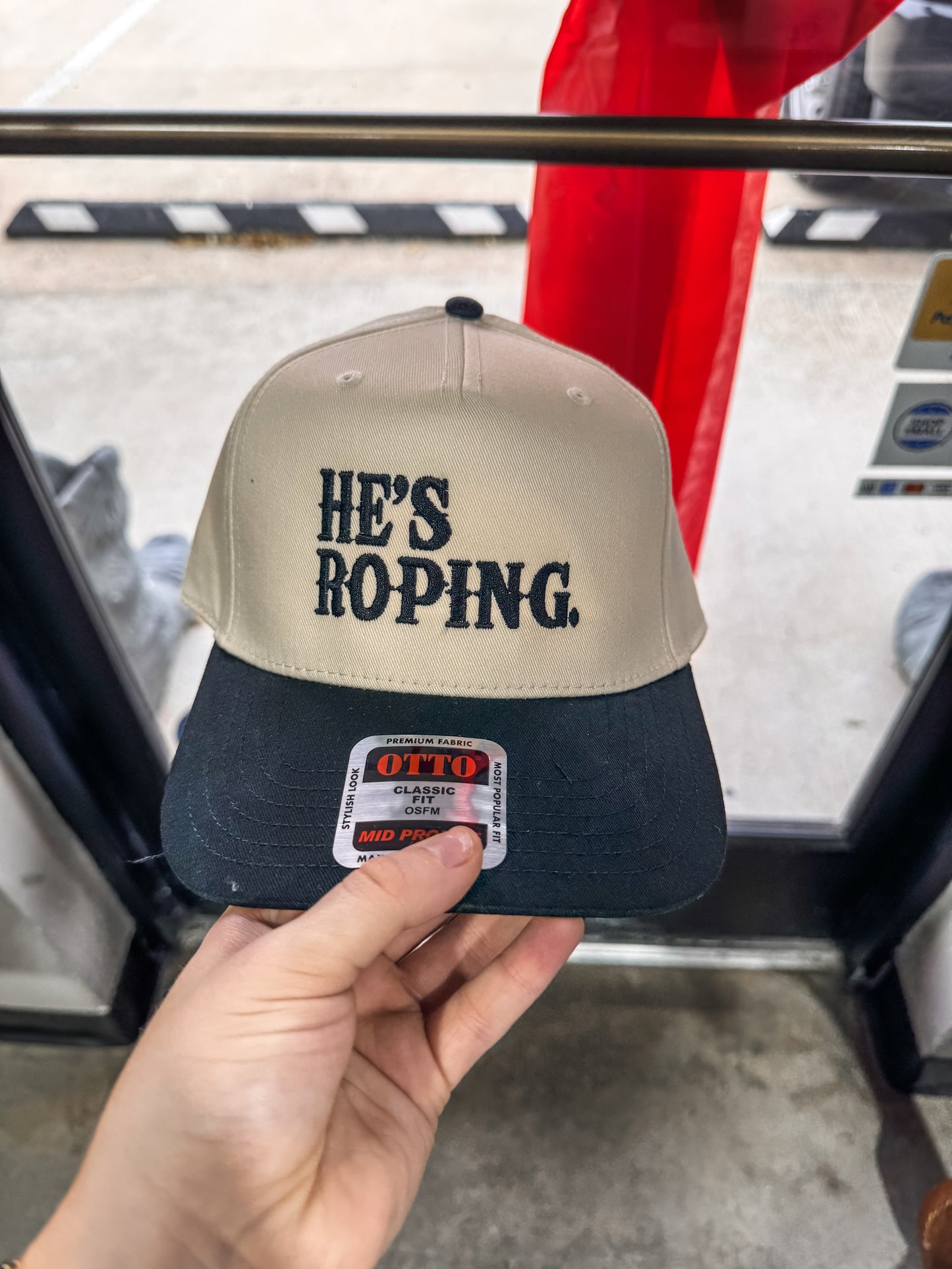 He's Roping Cap