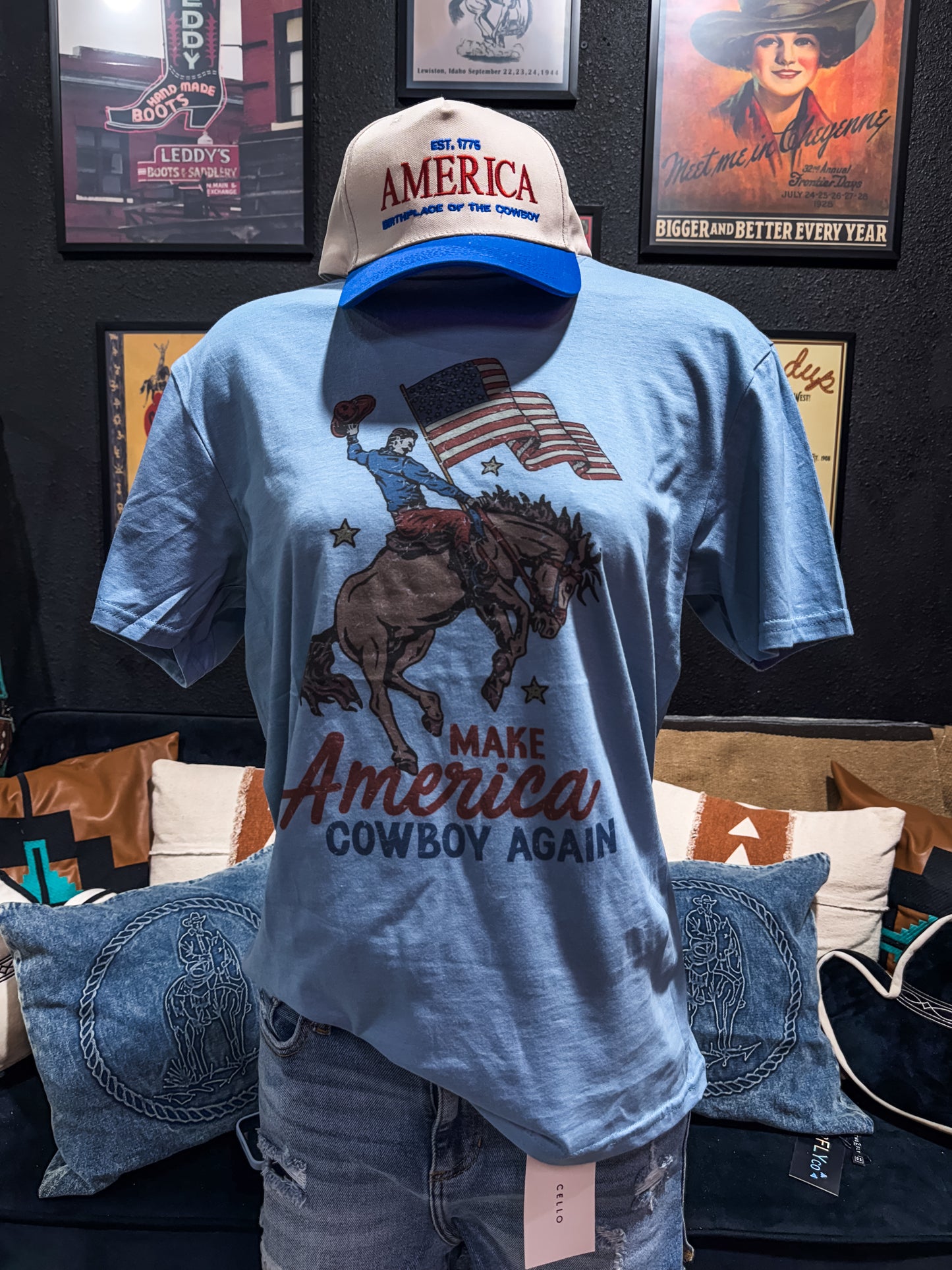 Cowboy Again Tee