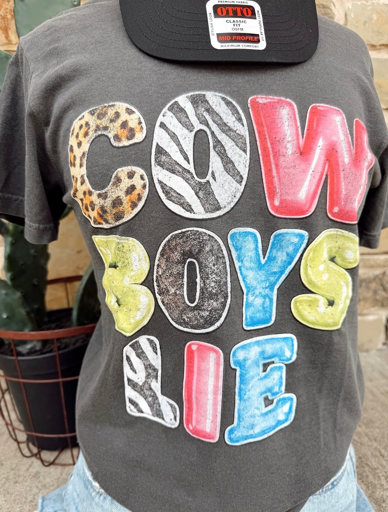 Cowboys Lie Bubble Tee