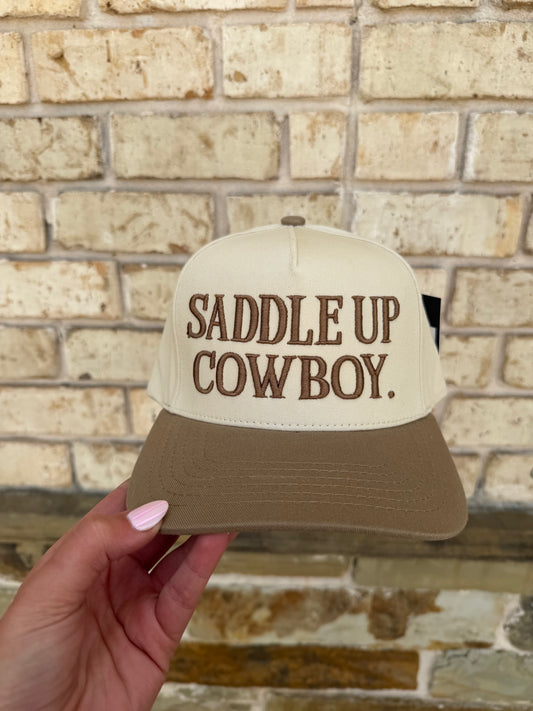 Saddle Up Cowboy Cap