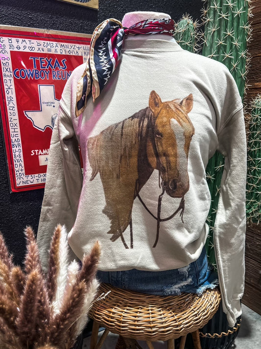 Custer Design on Sweatshirt